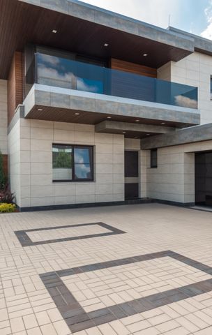 Completed custom home exterior