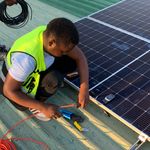 Rooftop solar array